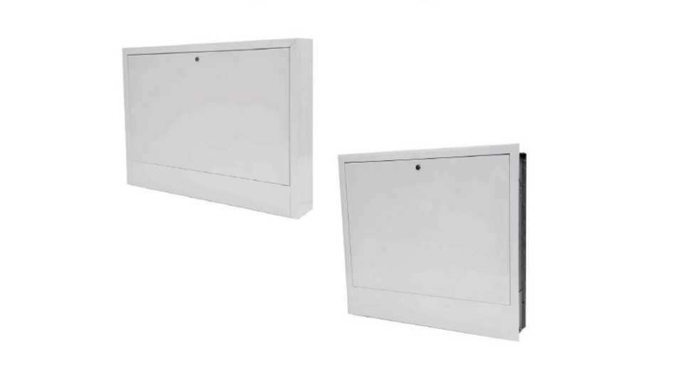 Metalowe szafki osłonowe do rozdzielaczy