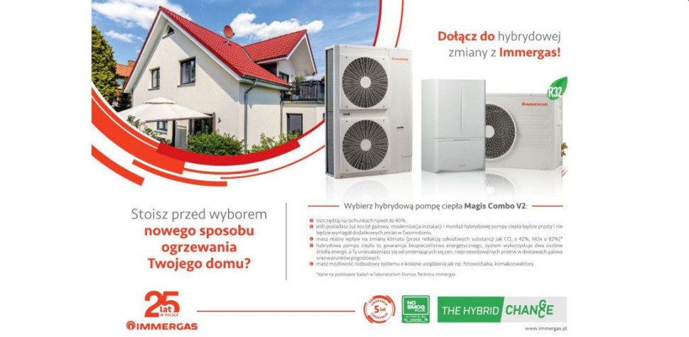 Magis COMBO V2 - hybrydowa pompa ciepła do budynków modernizowanych