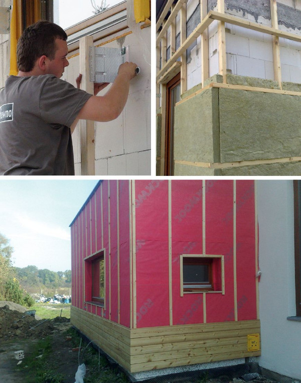 Montaż ocieplenia metodą lekką suchą z wykorzystaniem wełny mineralnej i drewnianych desek mocowanych do rusztu