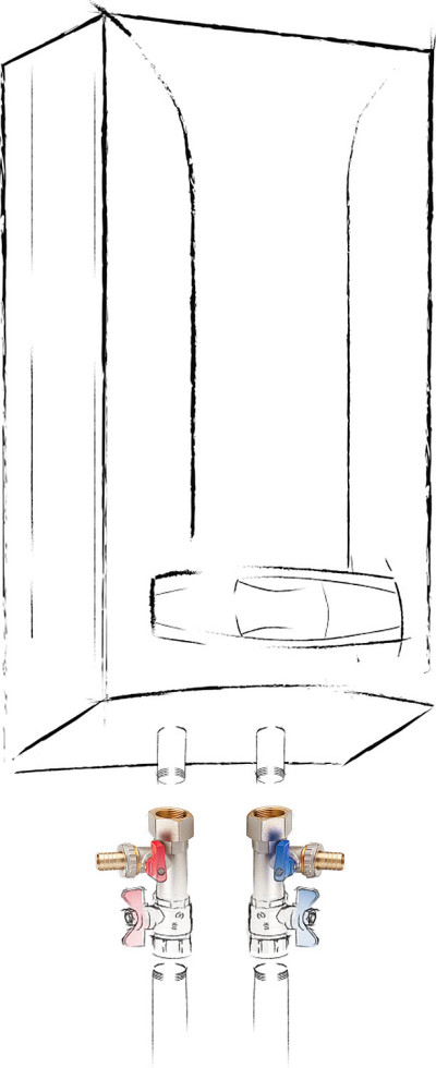 SPIN SET - zestaw podłączeniowy pod kocioł CO