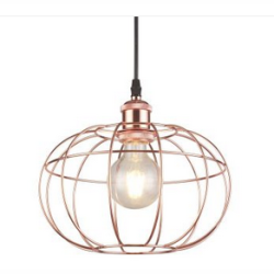 Oprawa sufitowa VIELA pojedyncza, miedziana