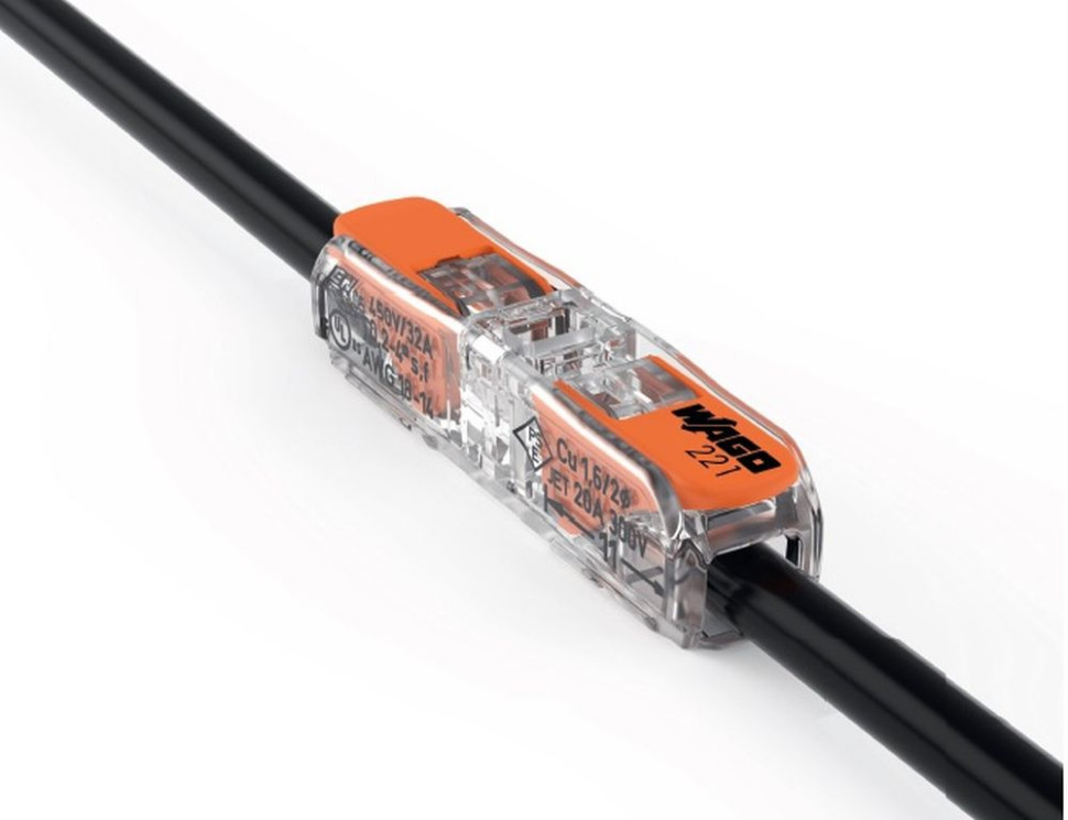 Przelotowa złączka WAGO 221 Inline.