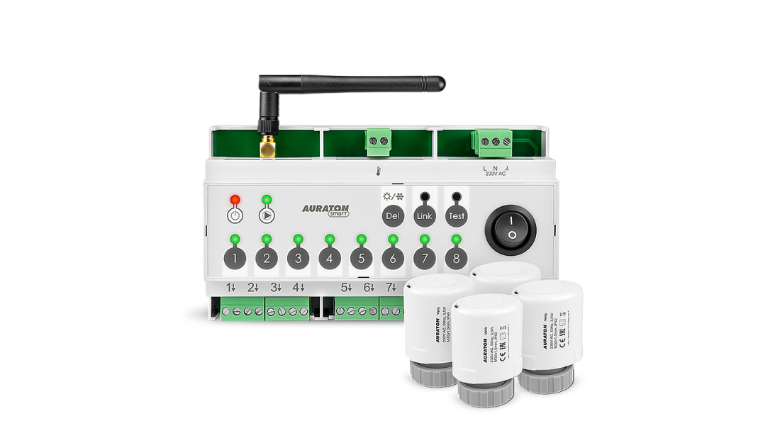 Multizone Controller - bezprzewodowy zestaw urządzeń do ogrzewania podłogowego