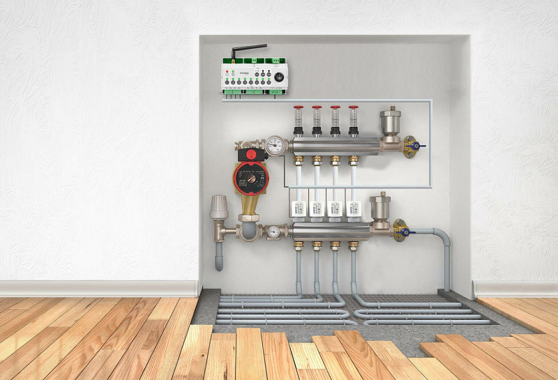 Multizone Controller - bezprzewodowy zestaw urządzeń do ogrzewania podłogowego