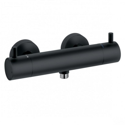 KLUDI BOZZ - bateria natryskowa z termostatem, czarny mat