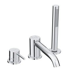 KLUDI BOZZ - jednouchwytowa bateria wannowo-natryskowa, trójotworowa