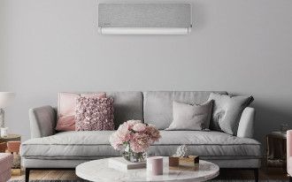 Klimatyzatory ścienne Versu Pure, Versu Cloth Caramel i Versu Cloth Stone od Rotenso