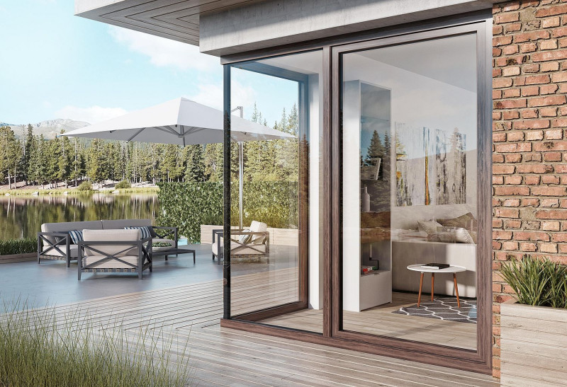 Przeszklenie narożne bez słupka Glass Corner Vetrex