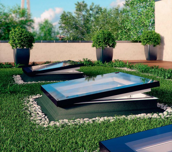 Okna w dachu płaskim