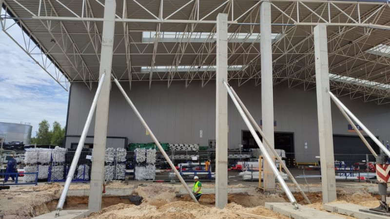 Budowa nowej hali magazynowej Onninen