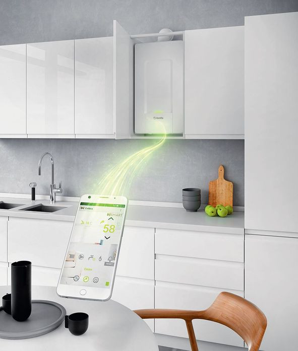 Sterowanie kotłem przez aplikację na smartfona