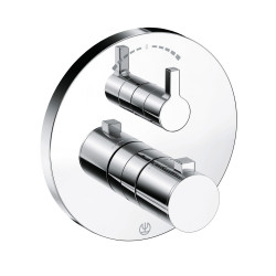 KLUDI NOVA FONTE - Puristic, podtynkowa bateria wannowo-natryskowa z termostatem