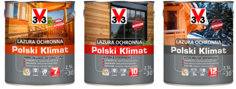 Lazury ochronne Polski Klimat V33