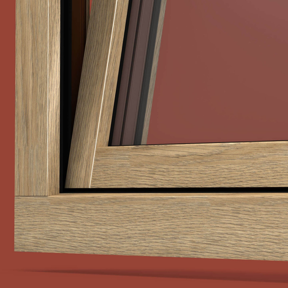 Okna Wood Look firmy MS więcej niż OKNA wykonane technologią HFL