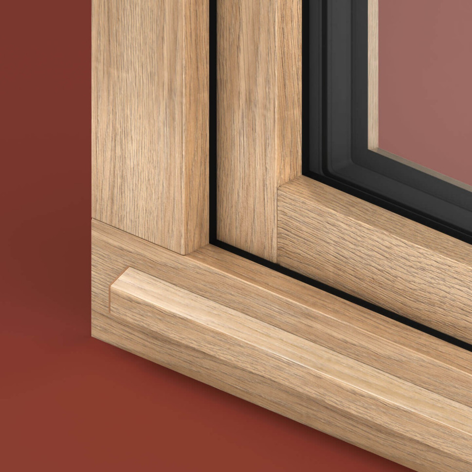 Okna Wood Look firmy MS więcej niż OKNA wykonane technologią HFL