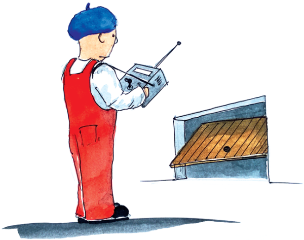 Bramę najwygodniej otwierać za pomocą pilota