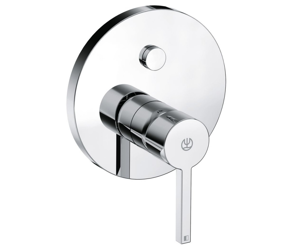 KLUDI NOVA FONTE - podtynkowa bateria wannowo-natryskowa PUSH & SWITCH