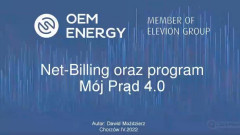 Net-billing i program Mój Prąd 4.0 - szkolenie OEM Energy