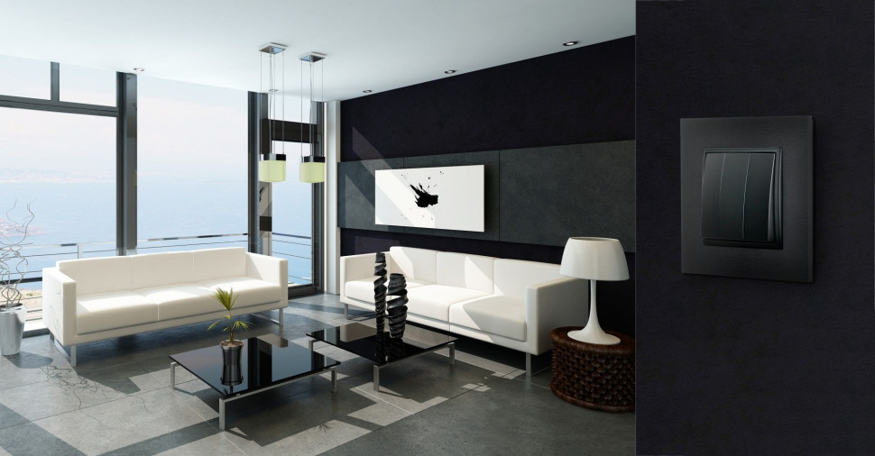 Szczotkowane aluminium i antracyt idealnie podkreślają nowoczesny i industrialny styl wnętrza.