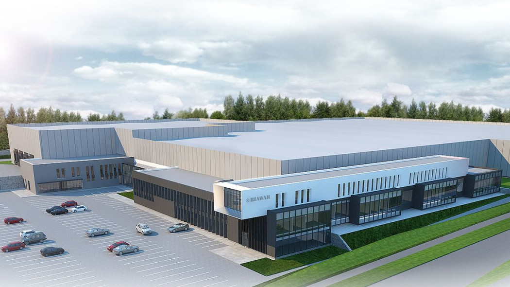 NIBE-BIAWAR buduje nową fabrykę w Białymstoku. Już wkrótce finał II etapu budowy