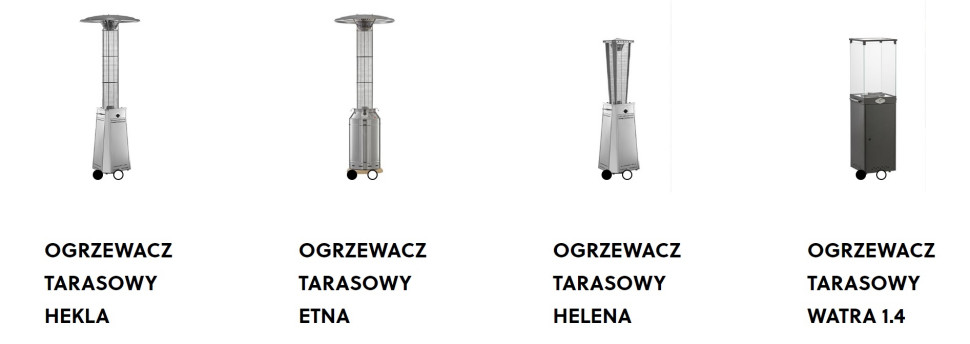 Ogrzewacze tarasowe VULCAN