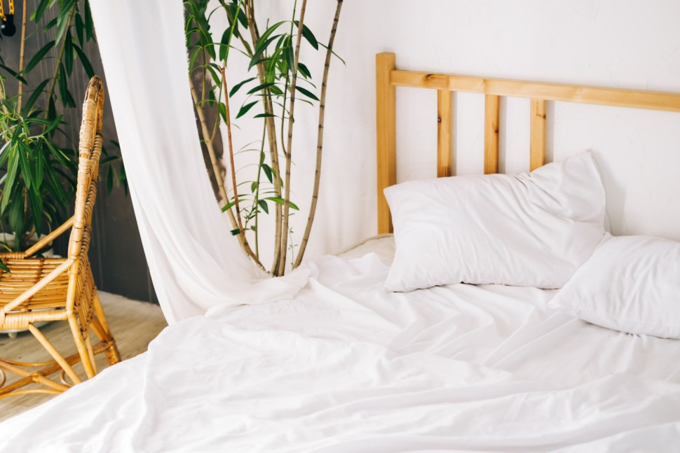 Łóżko w stylu glamour