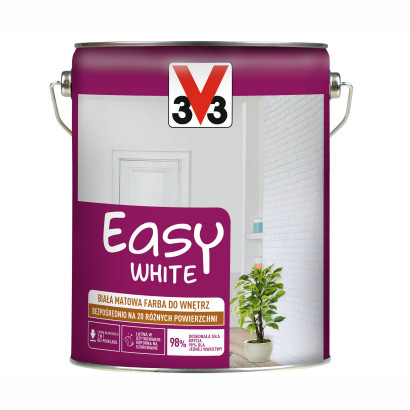 Biała farba do wnętrz Easy White