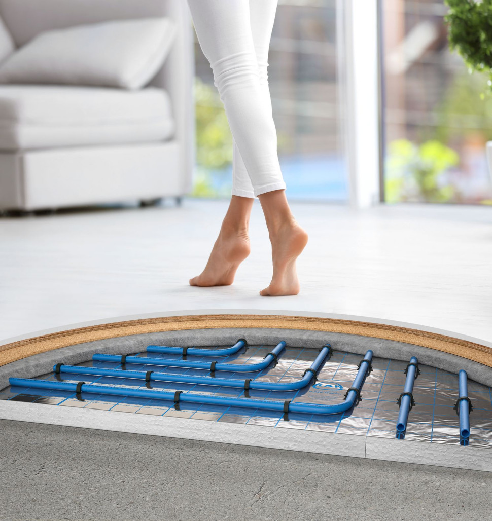 Komfort użytkowania wodnego ogrzewania podłogowego. fot. KAN