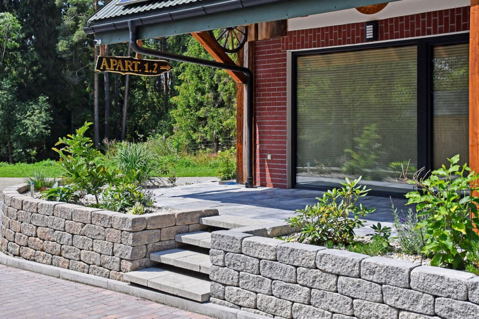 Elewacja obiektu Młyn z czerwonej cegły Fronterm. fot. Chyżbet