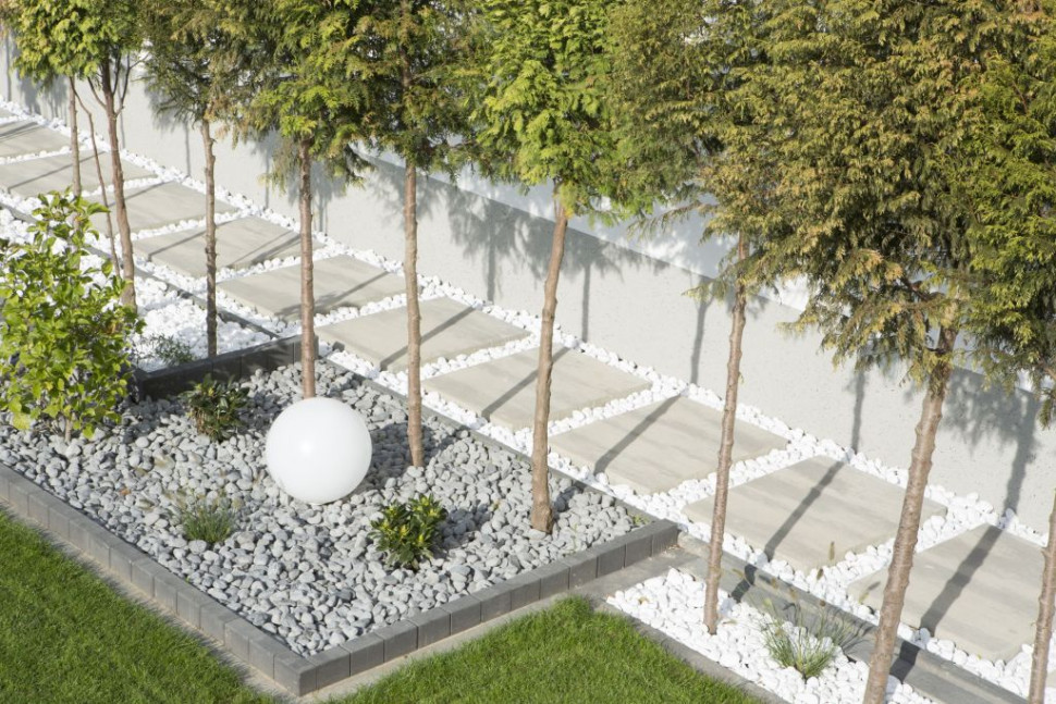 Opaska ułożona z płyt Polbruk Magna