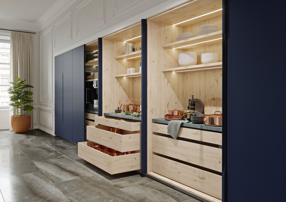 Dekor Błękit Królewski U18059. 