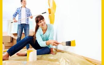 Trzy kroki do zmiany kolorów domowych wnętrz. Zaczynamy malowanie