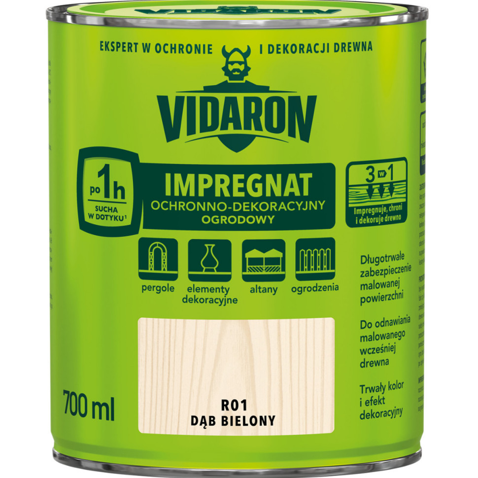 Impregnat ochronno-dekoracyjny ogrodowy marki VIDARON