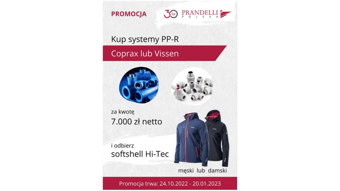 Promocja Prandelli na systemy PP-R