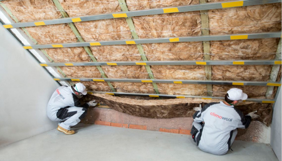 Izolacja poddasza wełną mineralną climowool
