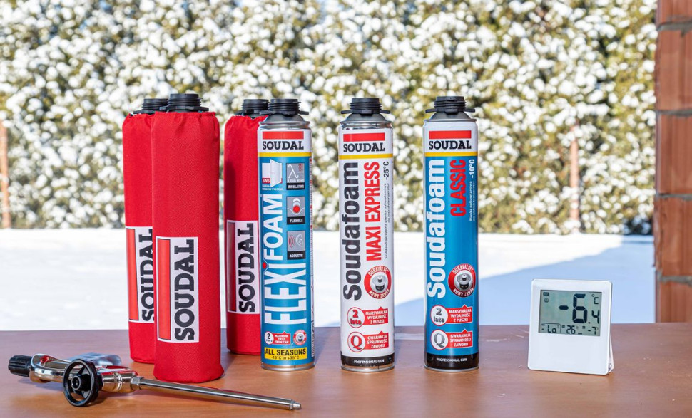 Zimowe pianki i taśmy w systemie Soudal Window System