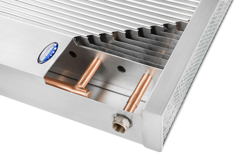 Miedziano aluminiowa konstrukcja grzejnika REGULUS®-system