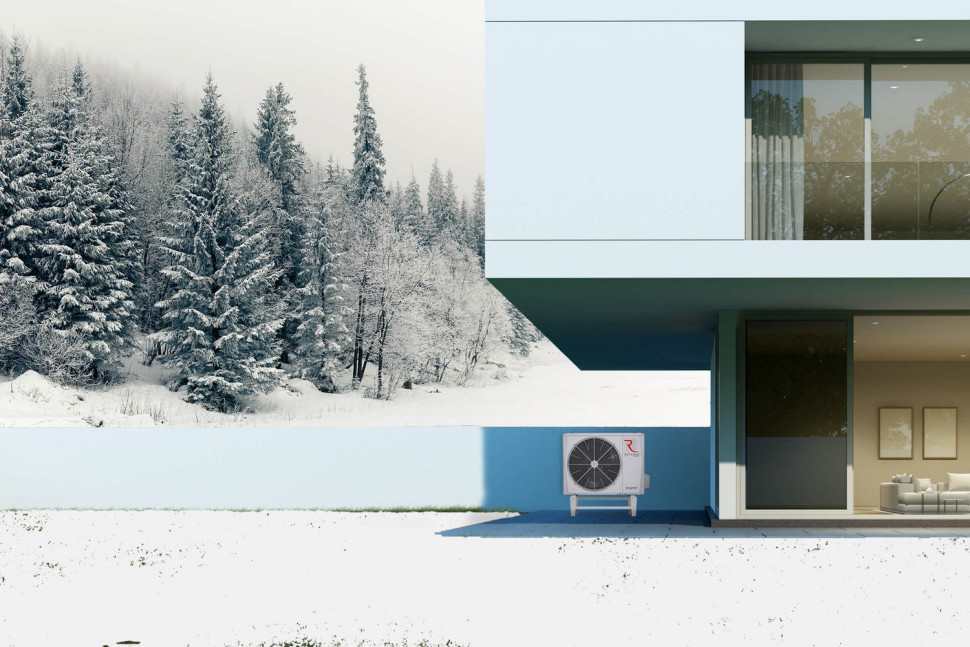 Rotenso Aquami Monoblock na zewnątrz