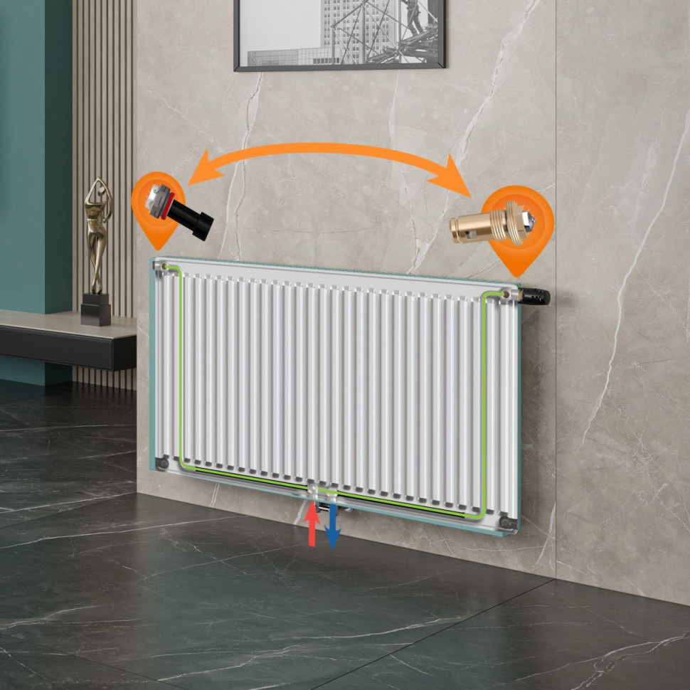 nowy model posiada innowacyjną konstrukcję rozprowadzenia wody