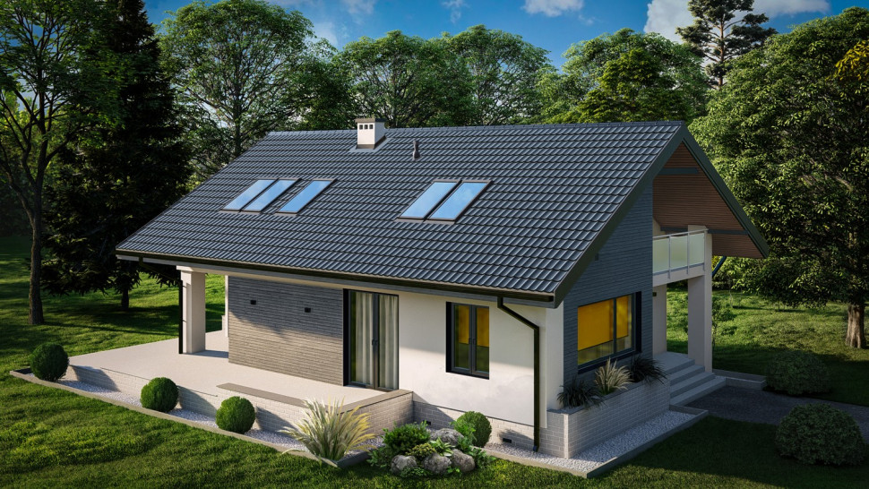 Blachodachówka panelowa SZAFIR (fot. Blachy Pruszyński)