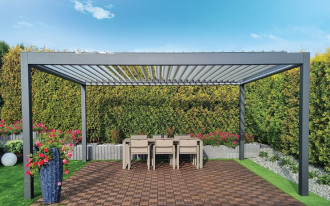 Pergola bioklimatyczna NUUN ECO od Aliplast