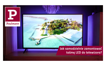 Jak samodzielnie zamontować taśmę LED do telewizora?