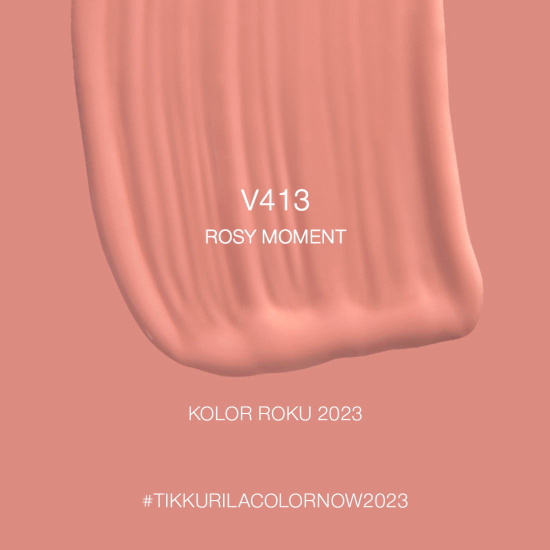 Tikkurila przedstawia V413 Rosy Moment - Kolor Roku 2023