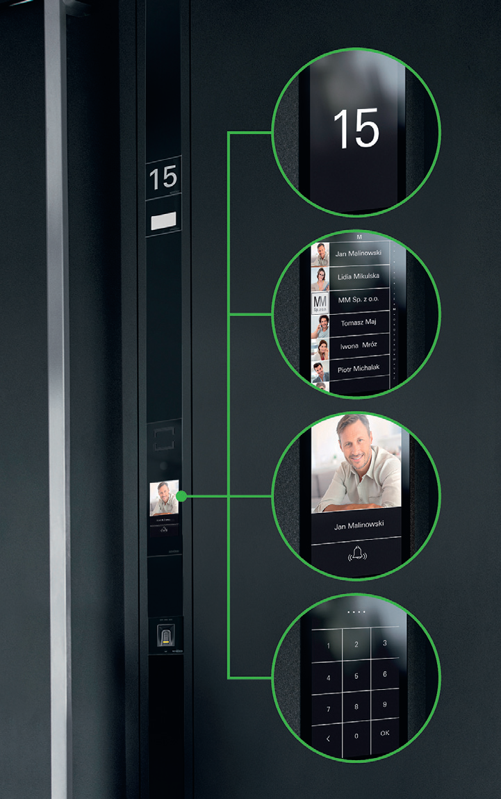 Nowoczesne drzwi z wbudowaną minikamerą