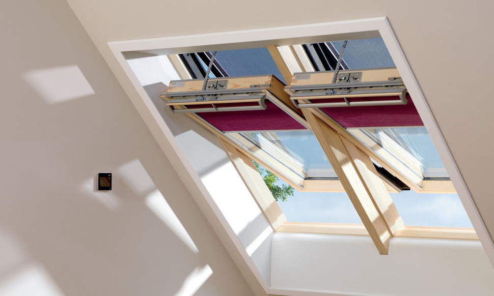 Okna dachowe z siłownikami