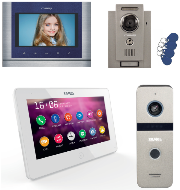 Typy wideodomofonów przewodowych