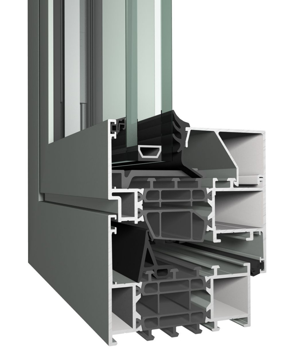 Przekrój przez profil okna MasterWin. fot. AWILUX Polska