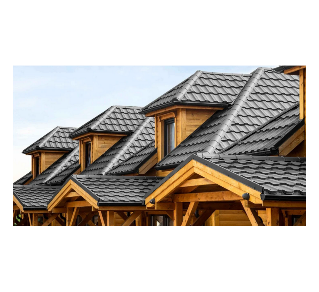 Stalowe pokrycia dachowe na domach drewnianych