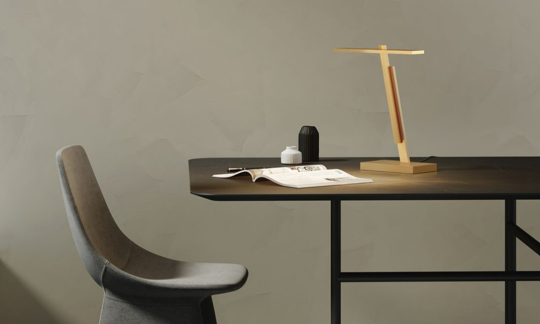 Funkcjonalna rzeźba - lampa stołowa Gerrit