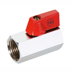 Zawór wodny "mini", nakrętno-nakrętny